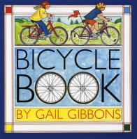 Illustrated two people on bicycles.  Text reads Bicycle Book