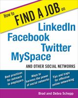 How to Find a Job on LinkedIn Facebook Twitter MySpace