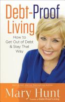 Debt-proof living book cover