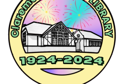 Claremont Branch Library Centennial Logo 1924-2024