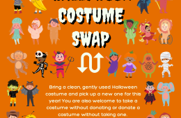 Costume swap flyer