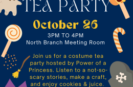 Halloween Tea Party flyer