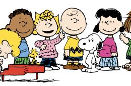 Peanuts Comic Strip Characters, including the Snoopy the Dog.