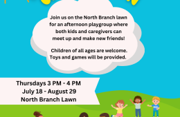 Playgroup on the Lawn Flier