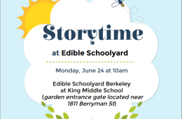 Storytime at Edible Schoolyard
