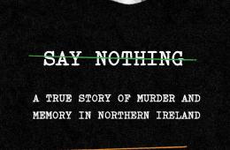 Say Nothing book cover depicting a man in a balaclava