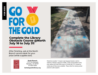 library obstacle course flyer