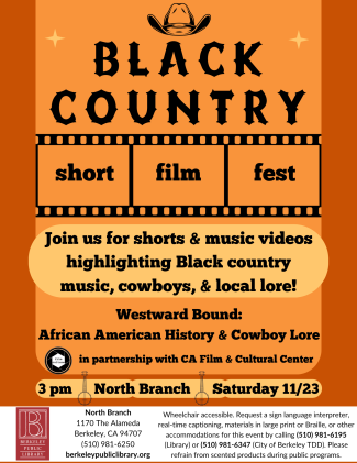 Black Country Short Film Fest flyer on orange and yellow background.