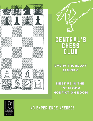 Chess Club from 1-3pm at Central