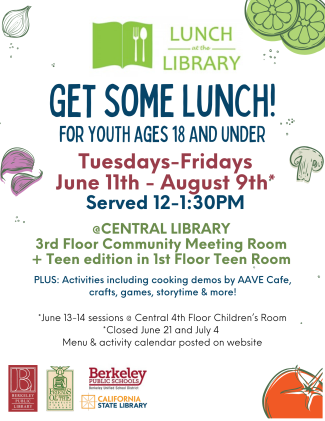 Lunch at the Library flyer