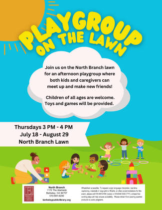Playgroup on the Lawn Flier