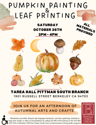 pumpkin painting and leaf printing