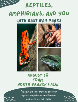 Reptiles, Amphibians, and You @North *NEW TIME* | Berkeley Public Library