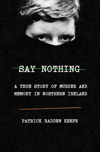 Say Nothing book cover depicting a man in a balaclava