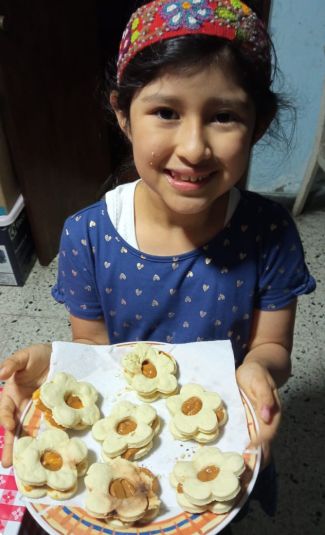Girl with alfajores image