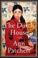 cover of book The Dutch House, a novel by Ann Patchett, oil painting of woman wearing a red coat