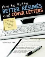 How to write better resumes and cover letters