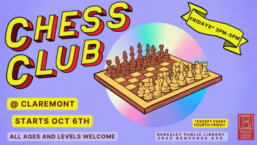 Chess Club @North  Berkeley Public Library