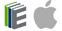 SimplyE logo next to the Apple logo